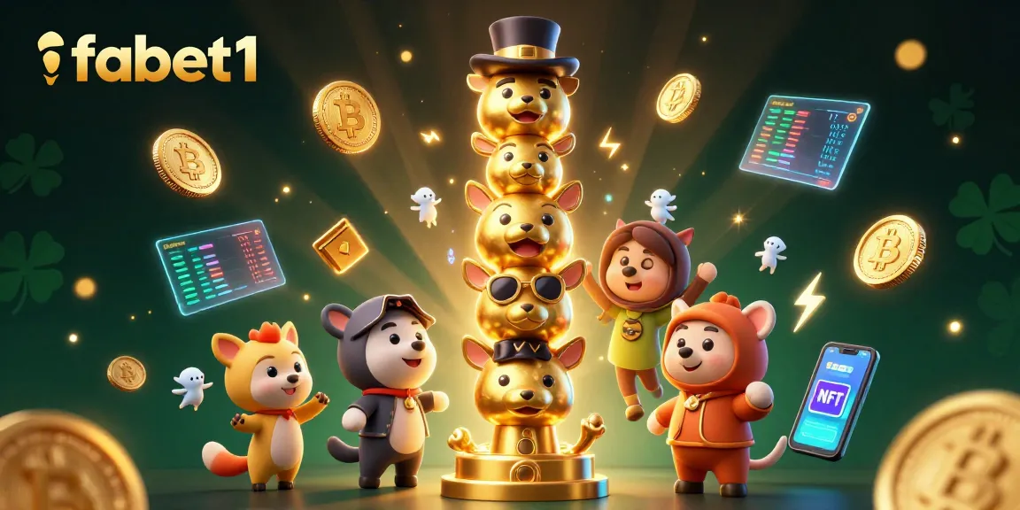 Experience the thrill of fabet1 with vibrant casino elements and a golden totem in a dynamic scene.